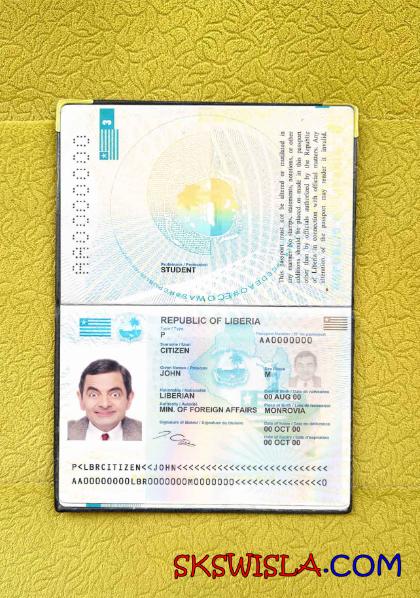 Liberia zdjęcie do paszportu pliki PSD, skan i fotografowany obraz